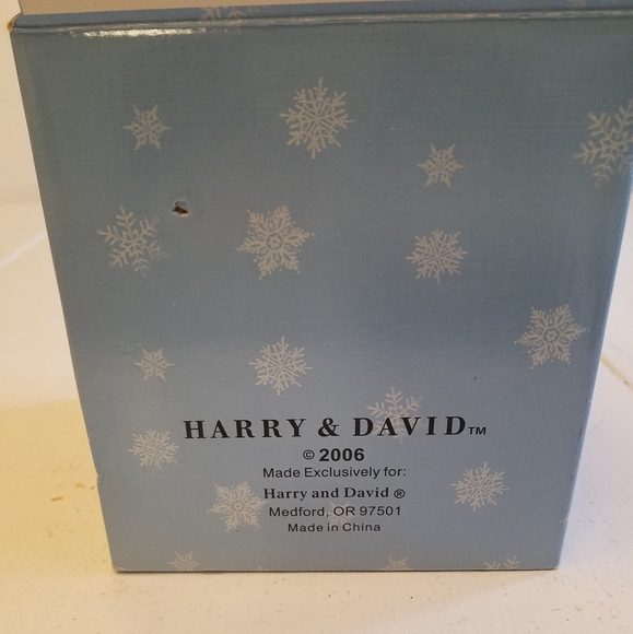 NIB 3 Pc Set Harry & David Snowdays Tea For One Lid Teapot Cup Red - Picture 4 of 10